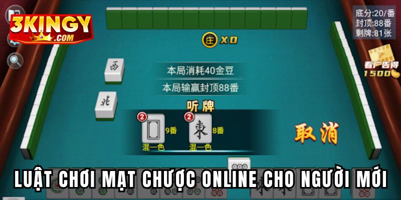 Luật chơi mạt chược online cho người mới